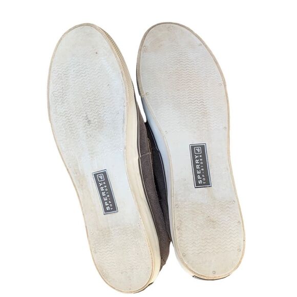 Sperry Topsider Bahama II Canvas Grey Sneakers Shoes Women’s size 9.5 - Picture 8 of 12